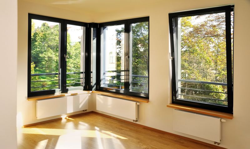 Modern Casement Windows on a Residence
